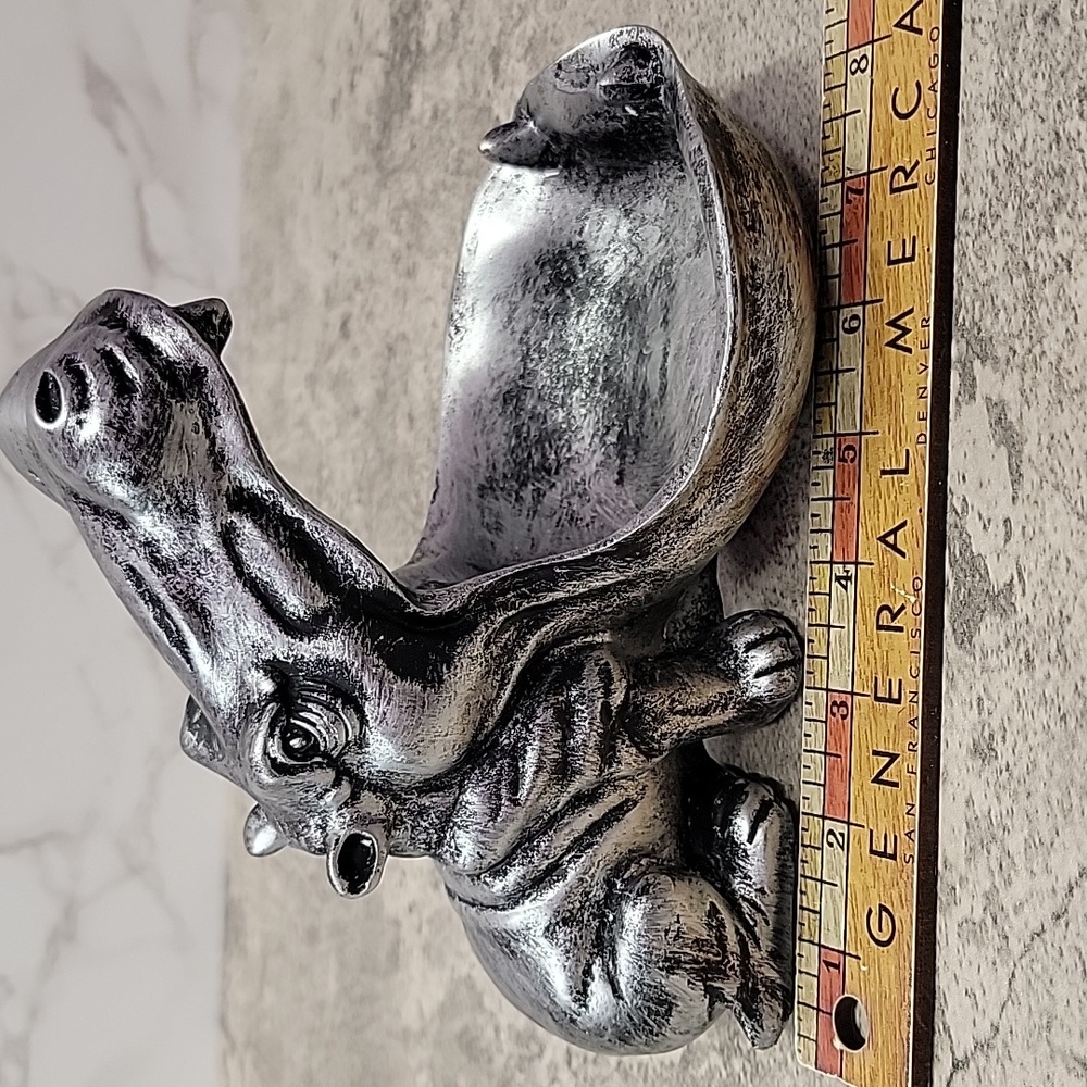 Whimsical Hippo (Hippopotamus) Candy Dish – Fun & Functional Catchall - Picture 7 of 9